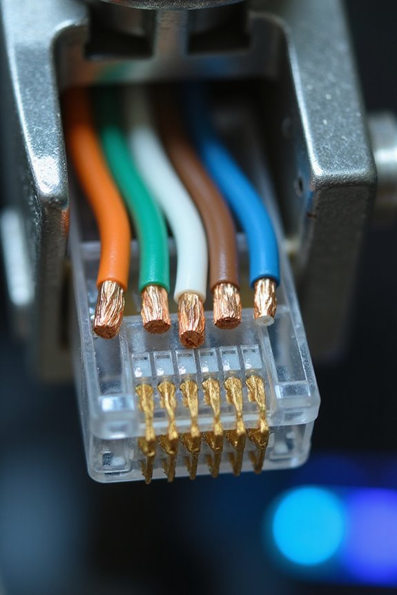 cable crimping wiring standards