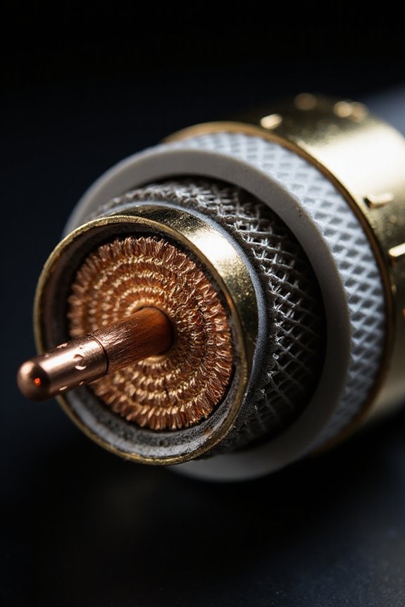 coaxial audio cable components