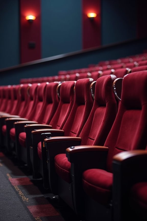 comfortable theater seating dimensions