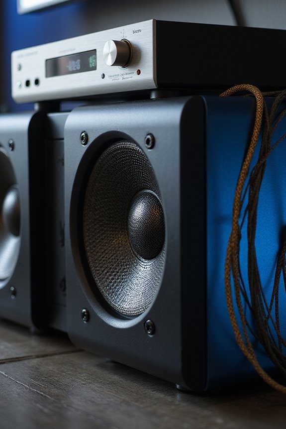 front wall subwoofer placement