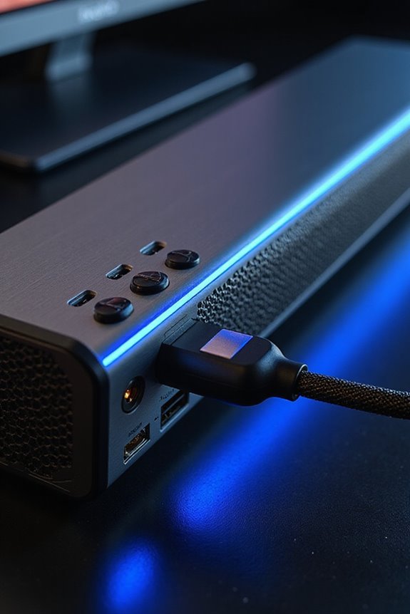 gaming soundbar connectivity options