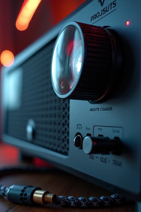 portable projector setup considerations
