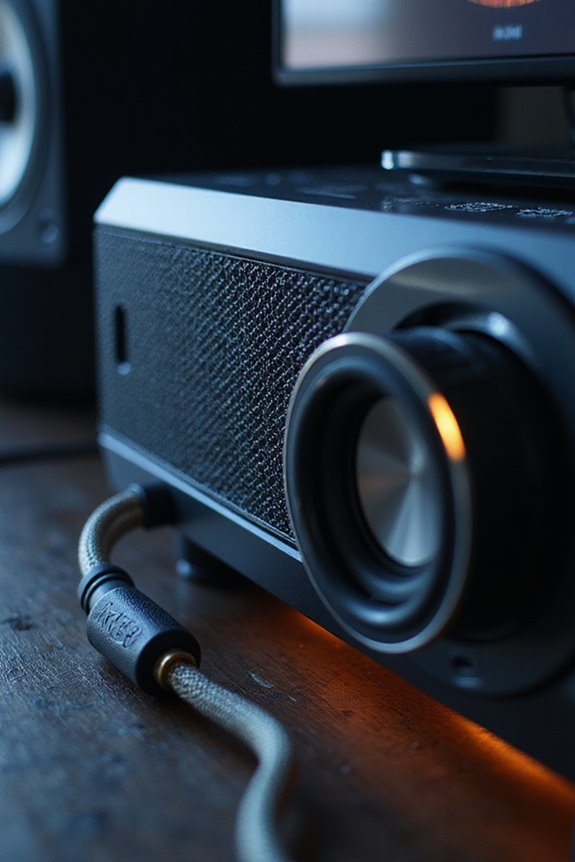 resolution brightness portability audio